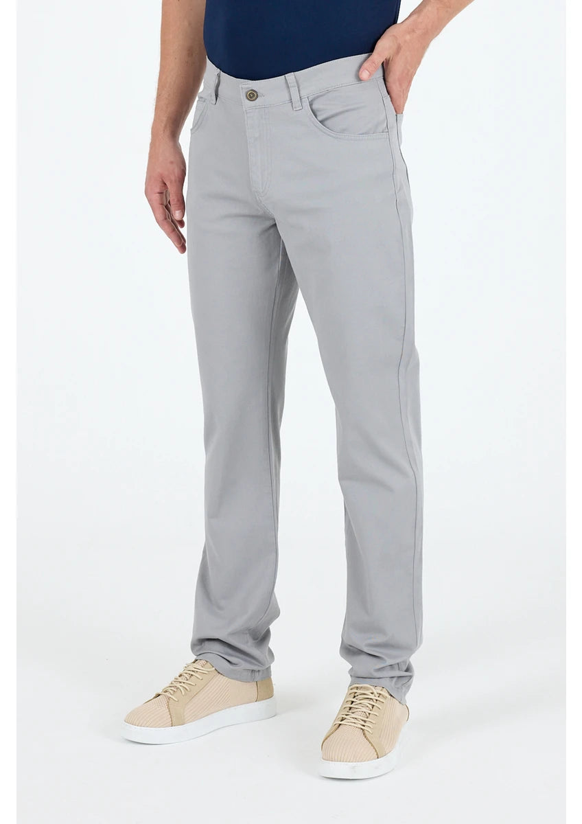 Glamira Erkek Regular Fit Gabardin %98 Pamuk %2 Elastan Rahat Günlük Klasik Düz Kesim Pantolon 1162