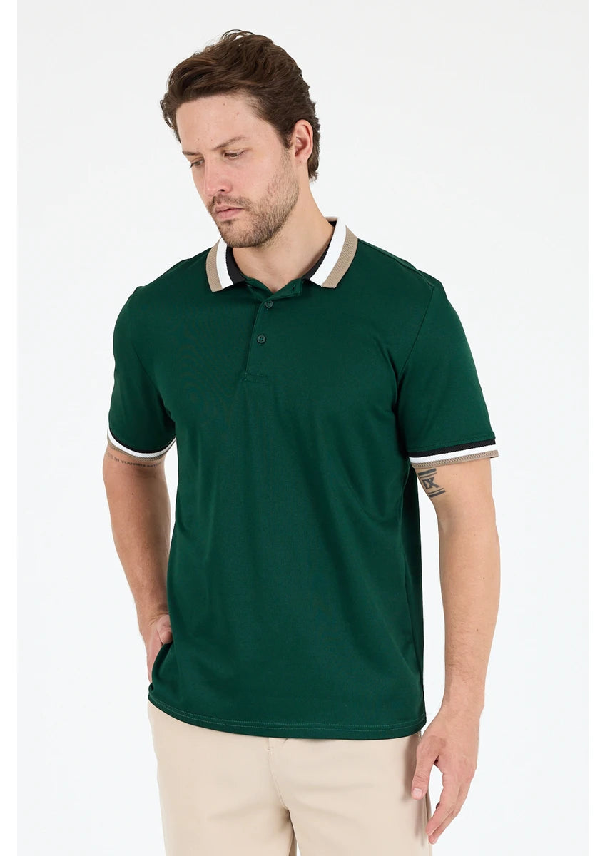 Glamira Erkek Amerikan Stil Polo Yaka T-Shirt Rahat Kesim, Yazlık Spor Tişört 5030