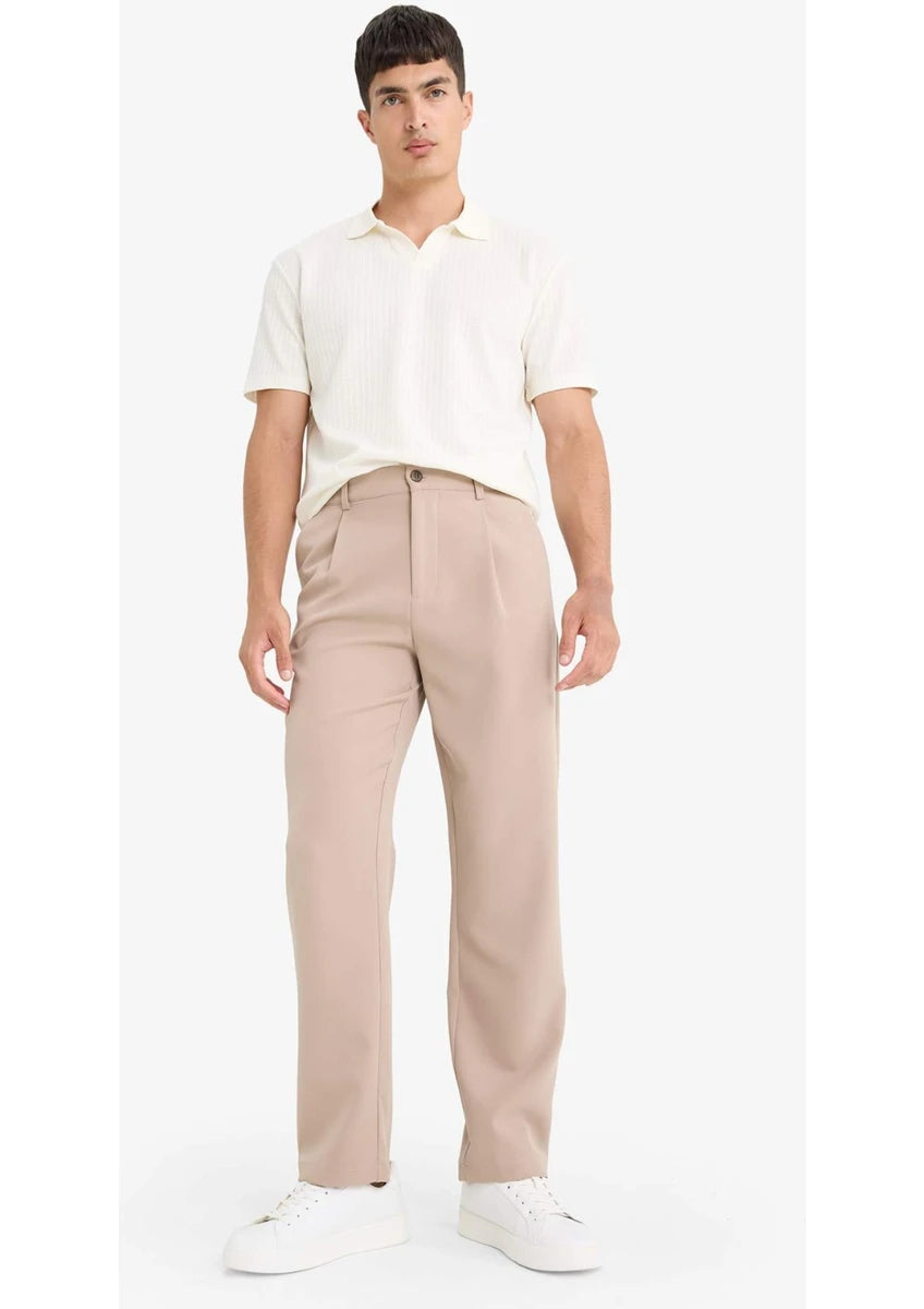 Glamira Regular Fit Polo Yaka Waffle Dokulu Kumaş Kısa Kollu Tişört F0315AX25AU