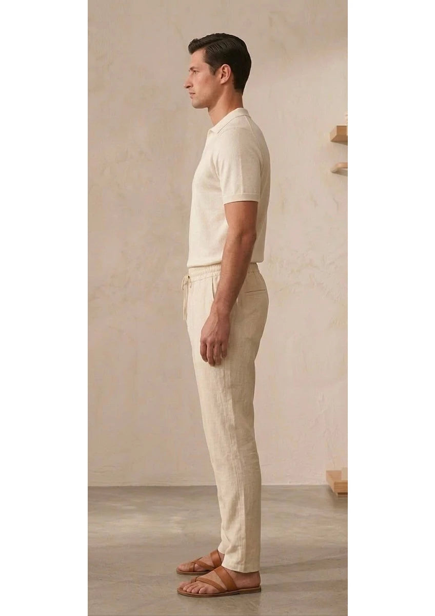 Glamira Erkek Jogger Keten Pantolon 1011
